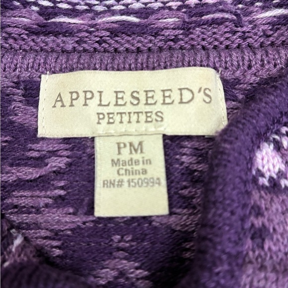 Appleseed’s Oslo Fair Isle Zip Front Cardigan- PM - Picture 9 of 10